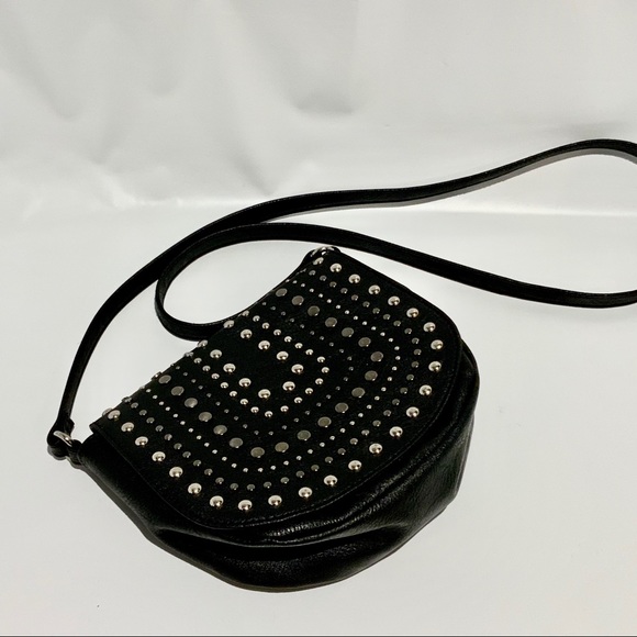 belle sky Handbags - Black Studded Sling purse